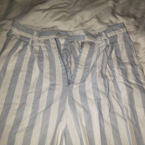 PS Sport Blue and white stripe pants with back pocket and two front pockets Size - Picture 7 of 7
